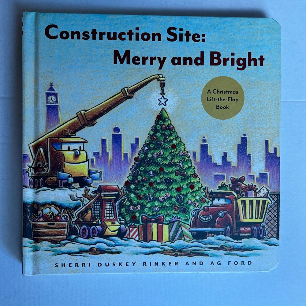 Construction Site: Merry and Bright Christmas Book